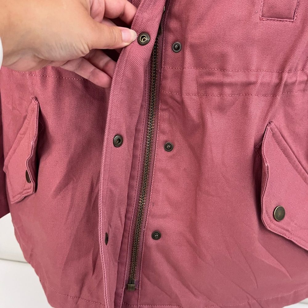 Boden Kentwell Parka Coat Jacket Dusty Rose Pink US Size 4 - Picture 11 of 12